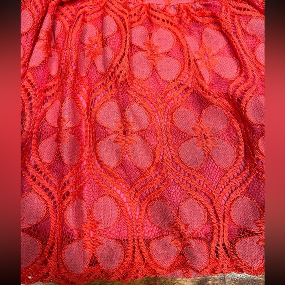 NWT Pink Lace Ruffle-Sleeve Dress 18 Months Osh Kosh’s Genuine Kid, Barbie pink - Picture 5 of 10